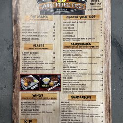 Brigg’s BBQ & Wood Fired Pizza - Menu 1