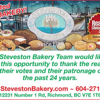 Steveston Bakery - Steveston Bakery was voted the Best Bakery in Richmond for 2013 - Bakeries Near Me - Richmond, British Columbia