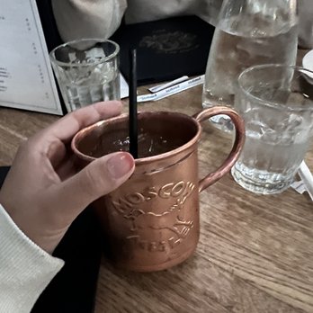 Earls Kitchen + Bar - Pineapple cucumber moscow mule - New American Near Me - McLean, Virginia Earls Kitchen + Bar - Pineapple cucumber moscow mule - New American Near Me - McLean, Virginia
