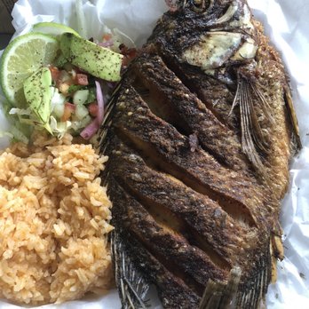 Ceviche Love - Mojarra (fried whole fish) - Seafood Near Me - Austin, Texas Ceviche Love - Mojarra (fried whole fish) - Seafood Near Me - Austin, Texas