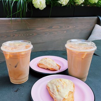 Froth - Lavender Lime Latte, Latte, Orange Scone - Cafes Near Me - Chicago, Illinois Froth - Lavender Lime Latte, Latte, Orange Scone - Cafes Near Me - Chicago, Illinois