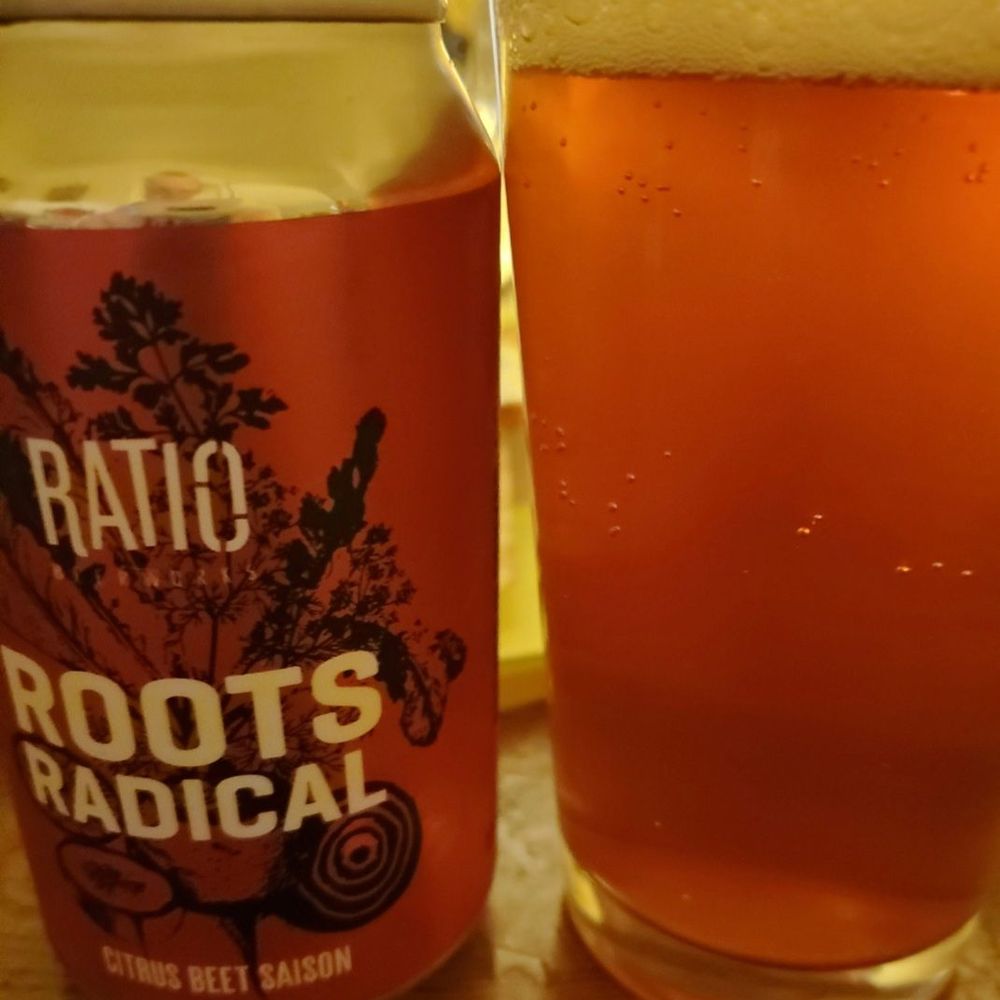 Ratio Beerworks - Roots Radical...a fun Citrus Beet Saison! - Breweries Near Me - Denver, Colorado