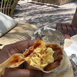 Breakfast burrito is so good Breakfast burrito is so good