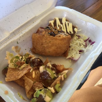 Island Style Grindz - The nachos on the left were so great!! - Food Trucks Near Me Island Style Grindz - The nachos on the left were so great!! - Food Trucks Near Me