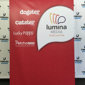 Visual Signs - 60"x80" Premium Retractable Roll-up Banner Printed for Lumina Media in Irvine, CA. - Printing Services Near Me - Irvine, California Visual Signs - 60"x80" Premium Retractable Roll-up Banner Printed for Lumina Media in Irvine, CA. - Printing Services Near Me - Irvine, California