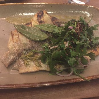 Vidrio - Restaurant week trout dish - Mediterranean Near Me - Raleigh, North Carolina Vidrio - Restaurant week trout dish - Mediterranean Near Me - Raleigh, North Carolina