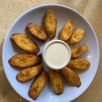 Wild One - Crispy plantains with sour cream ($8) - delicious! - Mexican Near Me - Pleasanton, California Wild One - Crispy plantains with sour cream ($8) - delicious! - Mexican Near Me - Pleasanton, California