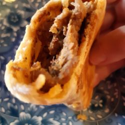 Carniceria El Gaucho - Birria empanada. Lean, highly seasoned beef. Oh myyyyyy.