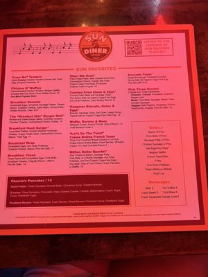 Menu photo 1 Sun Diner Nashville, TN