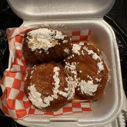 King's Way Wings - 3 King Biscuits with honey drizzle