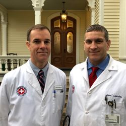 Fischer Clinic - Dr. Ben Fischer and Dr. Zane Lapinskes in 2018.