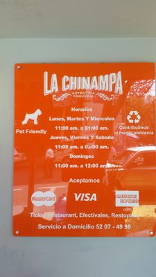 Menu photo 2 La Chinampa México, D.F., DIF Menu photo 2 La Chinampa México, D.F., DIF