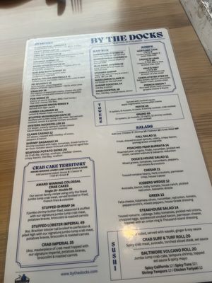 Menu photo 3 By The Docks Restaurant Middle River, MD