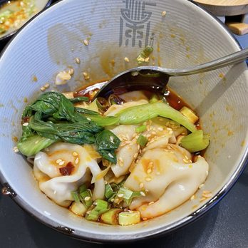 Highland Noodles - Spicy C2. Pork Wonton with Chili Sauce & Sesame - Noodles Near Me - Roseville, California