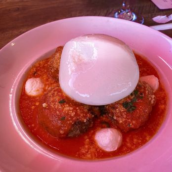 Oakfire - Meatballs (with burrata) - Pizza Near Me - Lake Geneva, Wisconsin Oakfire - Meatballs (with burrata) - Pizza Near Me - Lake Geneva, Wisconsin