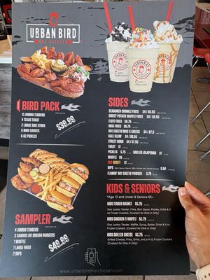 Menu photo 1 Urban Bird Hot Chicken Richmond, TX Menu photo 1 Urban Bird Hot Chicken Richmond, TX