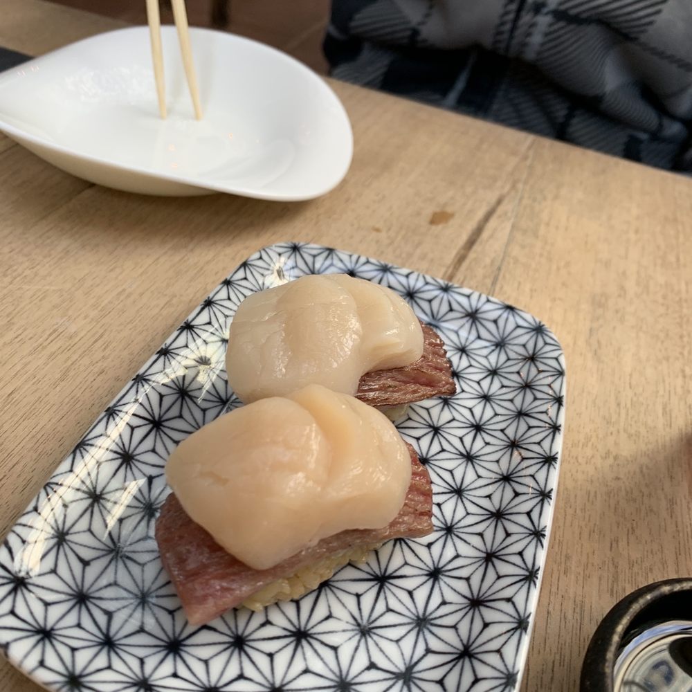 Sushi Lab Rooftop - Wagyu Scallop - Japanese Near Me - New York, New York