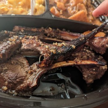 Southern Fire Kitchen - Lamb chops (soooo dry) great seasoning though - Southern Near Me - Brookhaven, Georgia