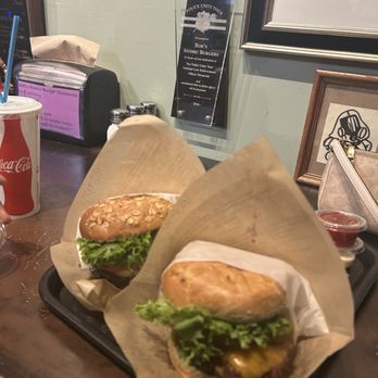 Bob's Atomic Burgers - Regular hamburger - Burgers Near Me - Golden, Colorado Bob's Atomic Burgers - Regular hamburger - Burgers Near Me - Golden, Colorado