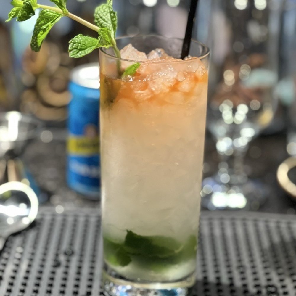 Las Vegas Distillery - Mojito with a bitters drizzle we were taught how to make. - Distilleries Near Me - Henderson, Nevada Las Vegas Distillery - Mojito with a bitters drizzle we were taught how to make. - Distilleries Near Me - Henderson, Nevada