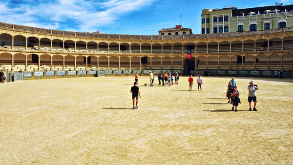 Bullring of the Royal Cavalry of Ronda by null