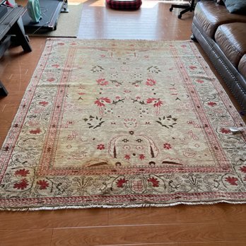 H A Guerrero Carpet Cleaning and Sales - After pick up, they literally made it worse. This is how they rolled it up and gave it to me when it was "ready" - Carpet Cleaning Near Me - Austin, Texas