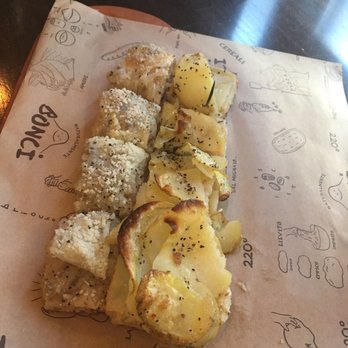 Bonci - Potato Rosemary and Provolone & Onions - Pizza Near Me - Chicago, Illinois Bonci - Potato Rosemary and Provolone & Onions - Pizza Near Me - Chicago, Illinois