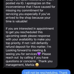 Her Lash Obsession - There were no "delay" posts/stories on IG at all. Also, I received no email, texts or calls or replies when I texted and called.
