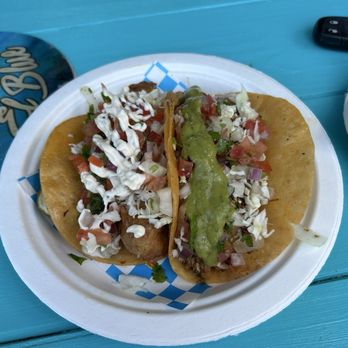 Fish Tacos El Blue - Fish taco and chorizo taco - Food Trucks Near Me - Lahaina, Hawaii
