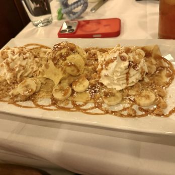 The Galloping Galette - The dessert with bananas like a banana foster - Creperies Near Me - Dacula, Georgia