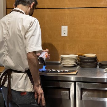 Hanare Sushi - Chef preparing skipjack - Japanese Near Me - Costa Mesa, California Hanare Sushi - Chef preparing skipjack - Japanese Near Me - Costa Mesa, California