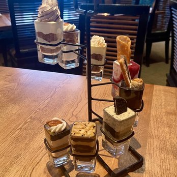 Seasons 52 - Dessert selection such a fun presentation - New American Near Me - Jacksonville, Florida Seasons 52 - Dessert selection such a fun presentation - New American Near Me - Jacksonville, Florida