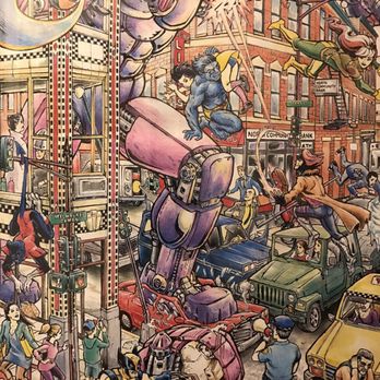 Flat Iron Arts Building - Superheroes and Vlad. I'll cut you Hair Studio. - Art Galleries Near Me - Chicago, Illinois