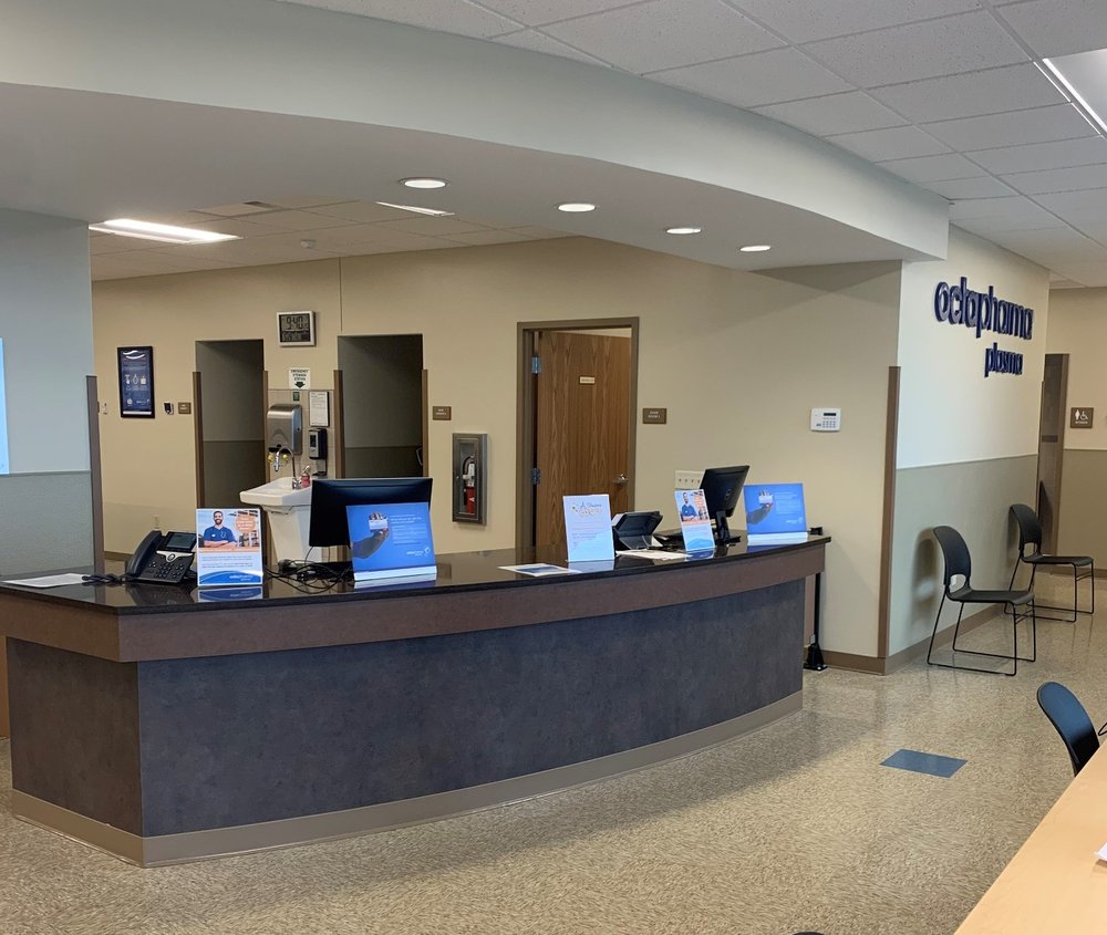 OCTAPHARMA PLASMA SPARTANBURG 1000 N Pine St, Spartanburg, South