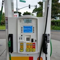 Shell - New pump  plus they  have tv in the screens