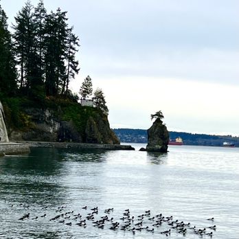 Stanley Park - Legend of Siwash Rock: unselfish man transformed into a rock as a reward. - Parks Near Me - Vancouver, British Columbia