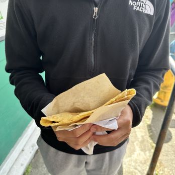 Alaska Crepe - Crepe is thicker, not much filling - Creperies Near Me - Ketchikan, Alaska