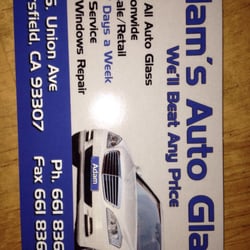 Adam's Auto Glass - Business Card