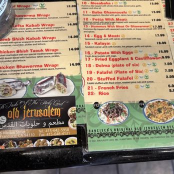 Old Jerusalem Restaurant - Mediterranean Near Me - San Francisco, California