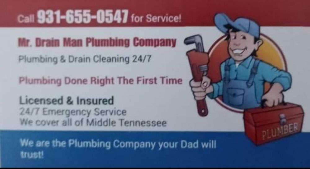 Slide of Mr. Drain Man Plumbing