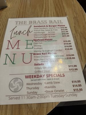 Menu photo 1 Brass Rail Alturas, CA