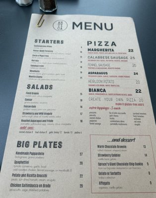 Menu photo 1 Pizza Antica San Jose, CA Menu photo 1 Pizza Antica San Jose, CA