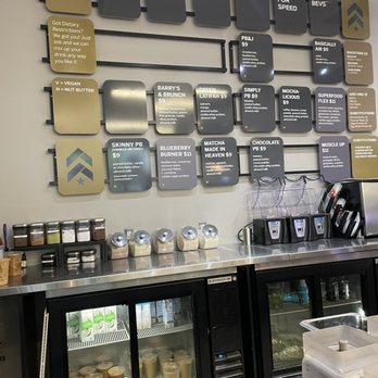 Barry's - Juice bar selections - Trainers Near Me - Washington, DC, District of Columbia