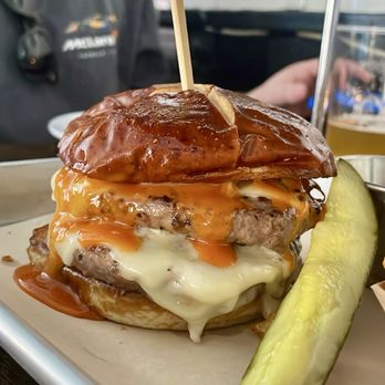 Emily - The Emmy Double Stack Burger Fries - Pizza Near Me - New York, New York Emily - The Emmy Double Stack Burger Fries - Pizza Near Me - New York, New York