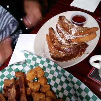 Gallagher's Pub & Grill - French toast with tator tots and bacon - Pubs Near Me - Long Beach, California