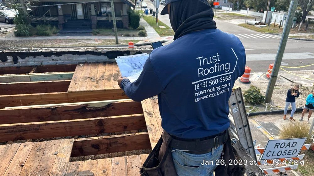 Slide of Trust Roofing