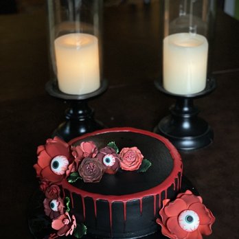 Oh, What A Cake! - Creepy glam Halloween birthday cake - Bakeries Near Me - Columbia, Maryland