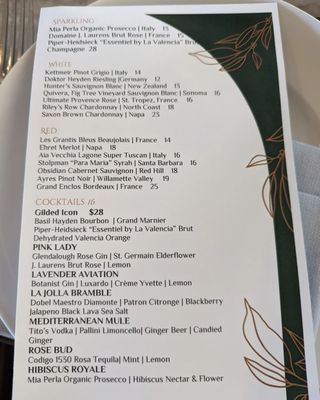 Menu photo 7 Mediterranean Room San Diego, CA Menu photo 7 Mediterranean Room San Diego, CA