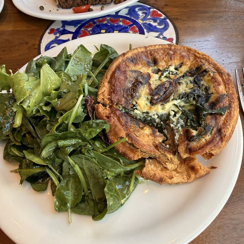 Urth Caffé - Orange - Spinach & Mushroom Quiche - Coffee & Tea Near Me - Orange, California Urth Caffé - Orange - Spinach & Mushroom Quiche - Coffee & Tea Near Me - Orange, California