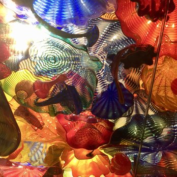 Glass Art In The Persian Ceiling Chihuly Garden And Glass Yelp